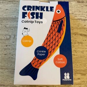 Crinkle Fish Catnip Toy